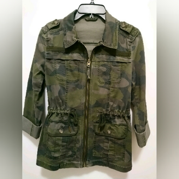 New Express Camo Utility Coat - Picture 3 of 4